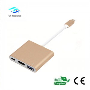 Τύπος USB 3.1 c Στο HDM1 + ​​USB 3.0 + PD